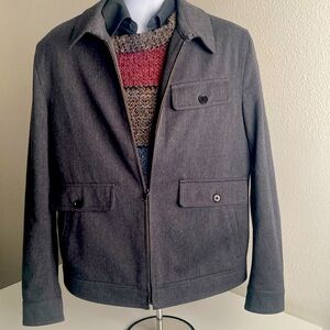 Banana republic wool blend Harrington style jacket large